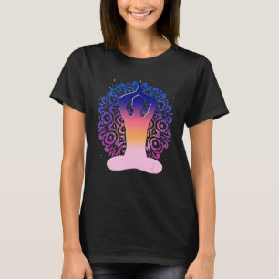 T-shirt Bouddhisme Yogi Namaste Mandala Coloré Zen Bouddhi