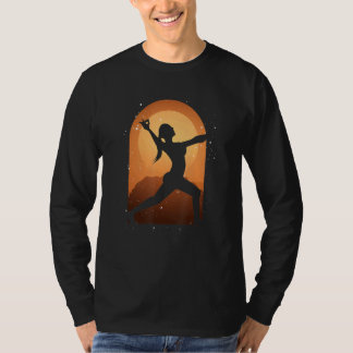 T-shirt Bouddhisme zen méditation yogi femmes Namaste couc
