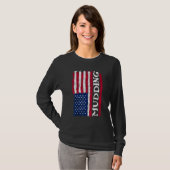 T-shirt Bouding Off Road SA Drapeau Retro Mud Run & 4 Whee (Devant entier)