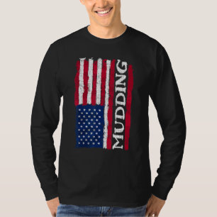 T-shirt Bouding Off Road SA Drapeau Retro Mud Run & 4 Whee
