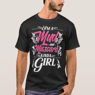 T-shirt Boue Amusante Et Mascara Cadeaux Filles Femmes Coo