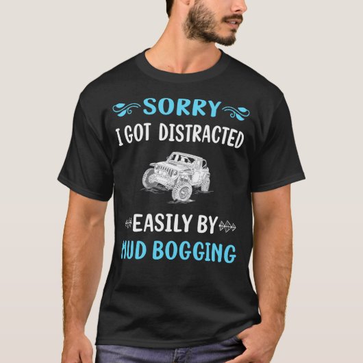 T-shirt Boue distraite Bogging Mudding (Devant)