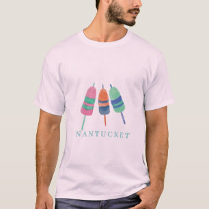 T-shirt Bouées de homard peintes à la main de Nantucket ro