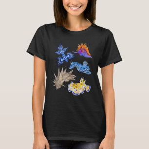 T-shirt Boues de mer Nudibranche Biologiste des animaux ma