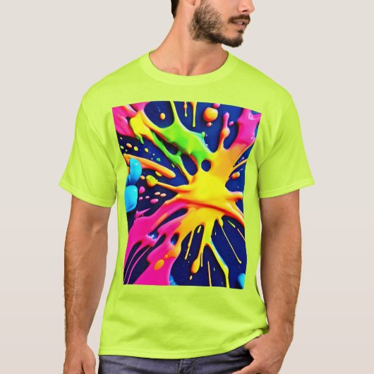 T-shirt Bouffées De Neon Viviles (Devant)
