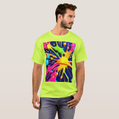 T-shirt Bouffées De Neon Viviles (Devant entier)