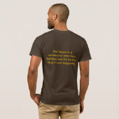T-shirt bouge communiste de chocolat (Dos entier)