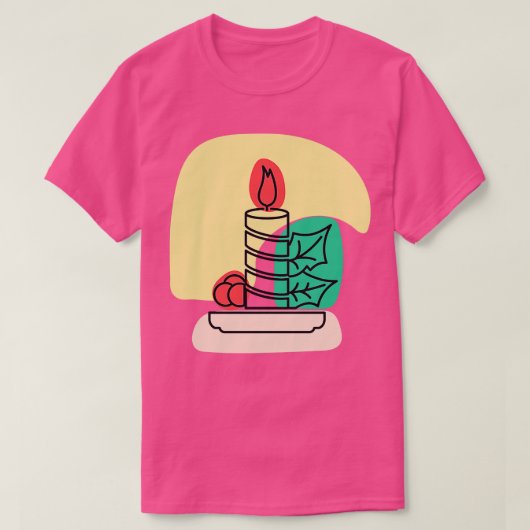 T-shirt Bougie Abstraite (Design devant)