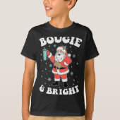T-shirt Bougie & Bright Funny Christmas Santa Claus (Devant)