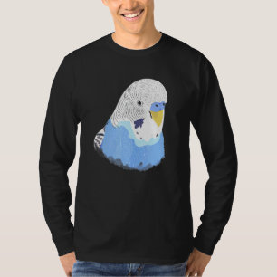 T-shirt Bougie Bleue Budgie Budgies Budgeriget Ventilateur