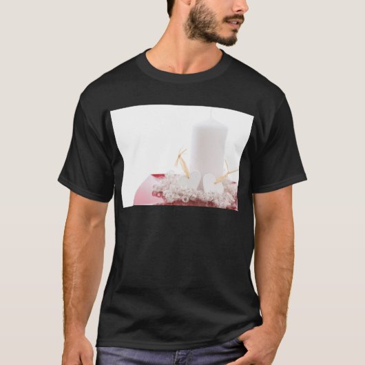 T-shirt Bougie & Cœurs (Devant)