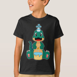 T-shirt Bougie de gâteau d'anniversaire de Dinosaur