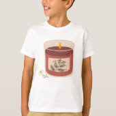 T-shirt Bougie de Magnolia d'automne rustique (Devant)