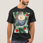 T-shirt Bougie de Noël (Devant)