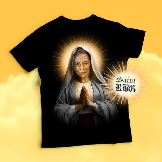 T-shirt Bougie de prière Saint RBG