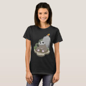 T-shirt Bougie Mole Halloween Tombstone (Devant entier)