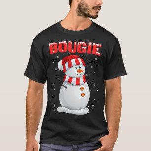 T-shirt Bougie Snowman Noël Boujee Noël Noël