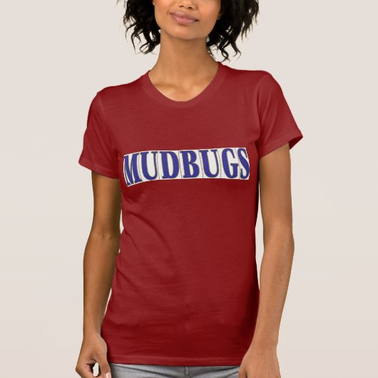T-shirt BOUGIES en tuiles bleues (Devant)