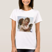 T-shirt Bouguereau , “ First kiss ” (Devant)