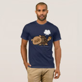 T-shirt - bouilloire Tanuki (Devant entier)
