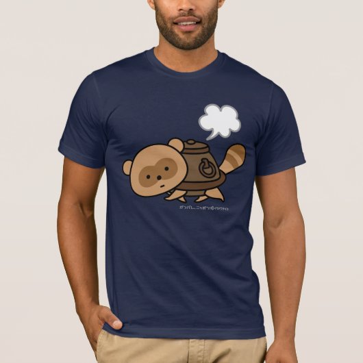 T-shirt - bouilloire Tanuki (Devant)