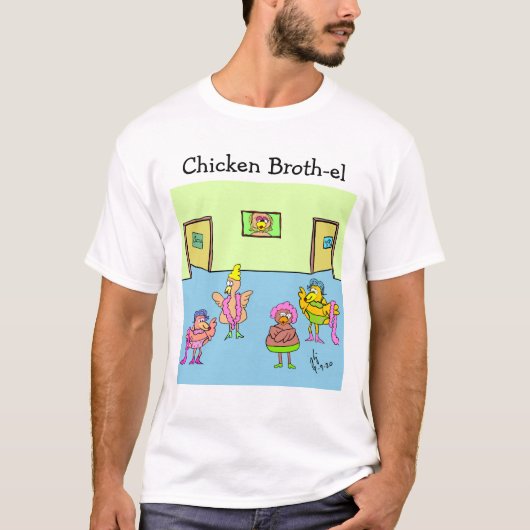 T-shirt bouillon de poulet (Devant)
