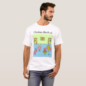 T-shirt bouillon de poulet (Devant entier)