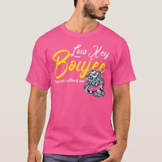 T-shirt Boujee à clé basse Hip hop Bourgeois Fancy Wom
