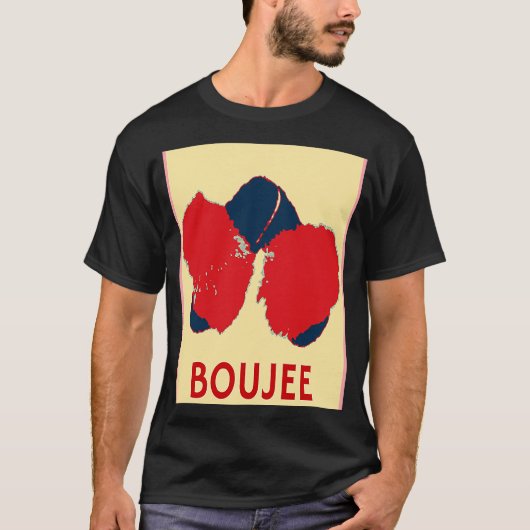 T-SHIRT BOUJEE AKA RICH PEOPLE SANDALS GRAPHIC FOR MEN OR  (Devant)