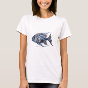 T-shirt Boujee Poisson Noir