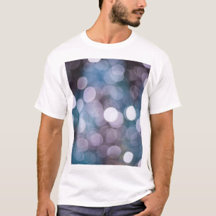 T-shirt Boukeh gris bleu, arrière - plan abstrait.