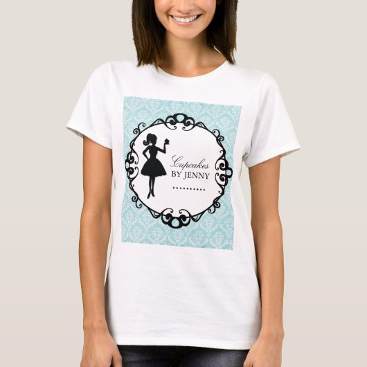 T-shirt Boulangerie chique T'Shirt de silhouette de petit (Devant)