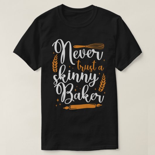 T-shirt Boulangerie de cuisson au four (Design devant)