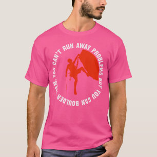 T-shirt Boulder Rock Escalade Bouuldering Mountains Climbe
