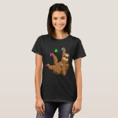 T-shirt Boulder Sloth Bouldering Et Escalade (Devant entier)