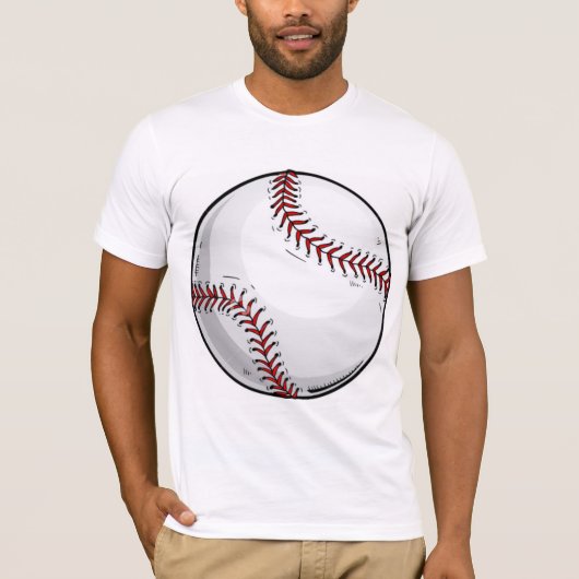 T-shirt Boule 1 de base-ball (Devant)
