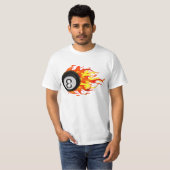 T-shirt Boule 8 de flamber (Devant entier)
