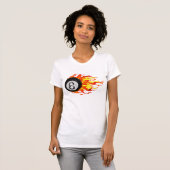 T-shirt Boule 8 de flamber (Devant entier)