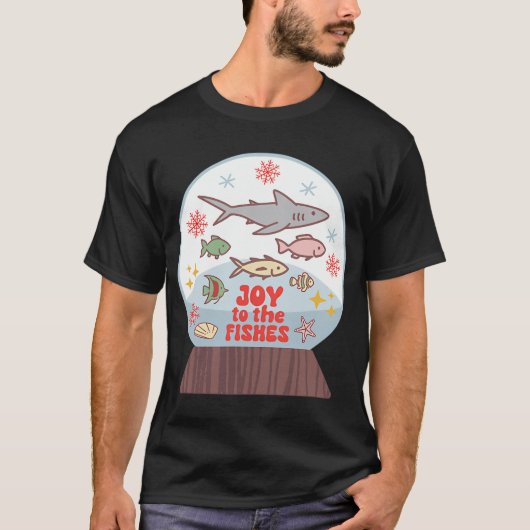 T-shirt Boule à neige océan (Devant)