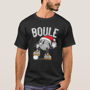 T-shirt Boule Ball Pétanque Costume Casquette De Noël Pour