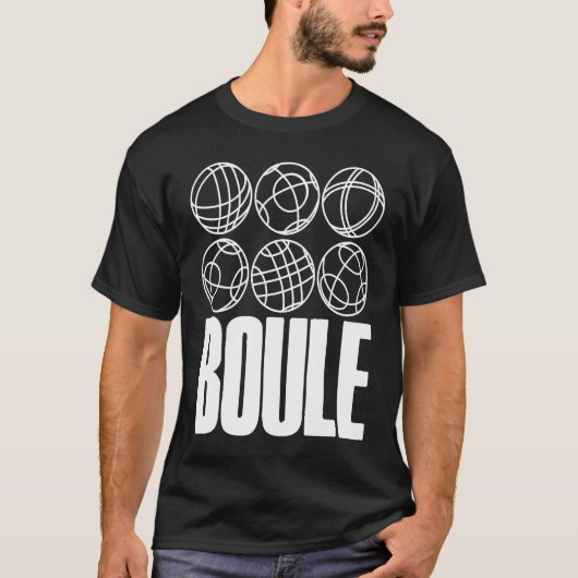 T-shirt Boule Balls For Boulder Petanque Boules Ball (Devant)