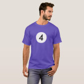 T-shirt Boule de billard 4 (Devant entier)