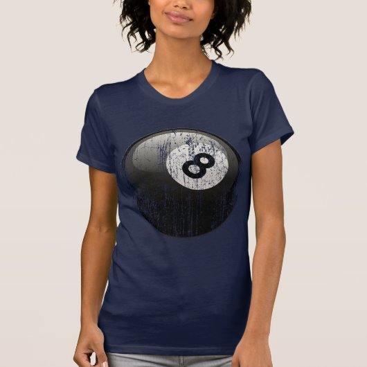 T-SHIRT BOULE DE BILLARDS DU NUMÉRO 8 - ÉRODÉE ET ÂGÉE (Devant)