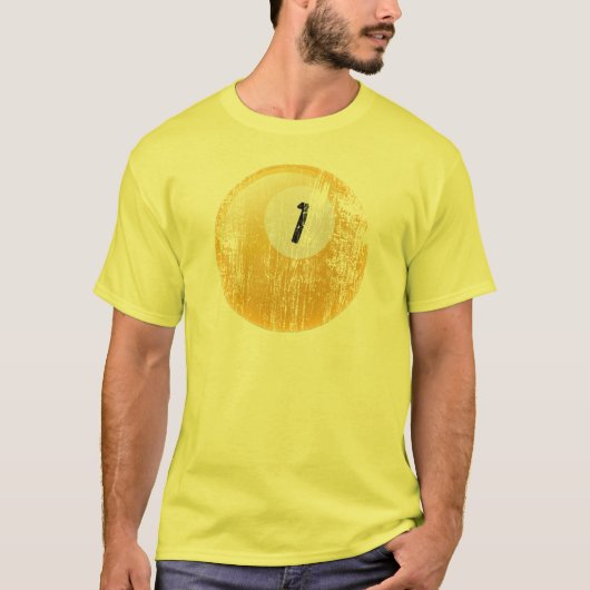 T-SHIRT BOULE DE BILLARDS DU NUMÉRO UN - ÂGÉE ET ÉRODÉE (Devant)