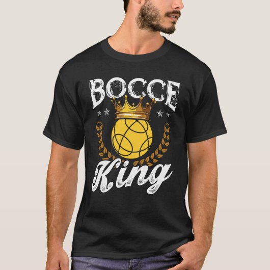 T-shirt Boule de Bocce Roi Bocce (Devant)