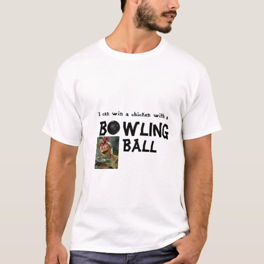 T-SHIRT BOULE DE BOWLING (Devant)