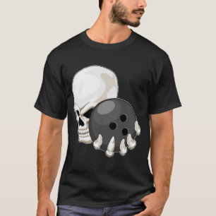 T-shirt Boule de bowling Crâne de bowling