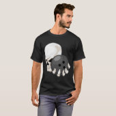 T-shirt Boule de bowling Crâne de bowling (Devant entier)