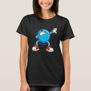 T-shirt Boule de bowling Dabbing Quille Hommes Femmes Enf