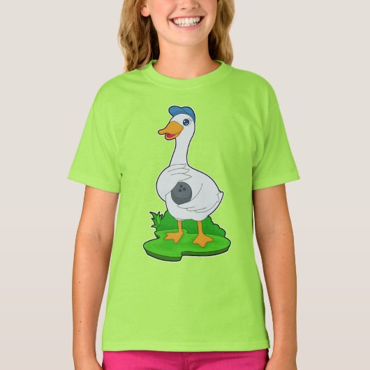 T-shirt Boule de Bowling de canard (Devant)